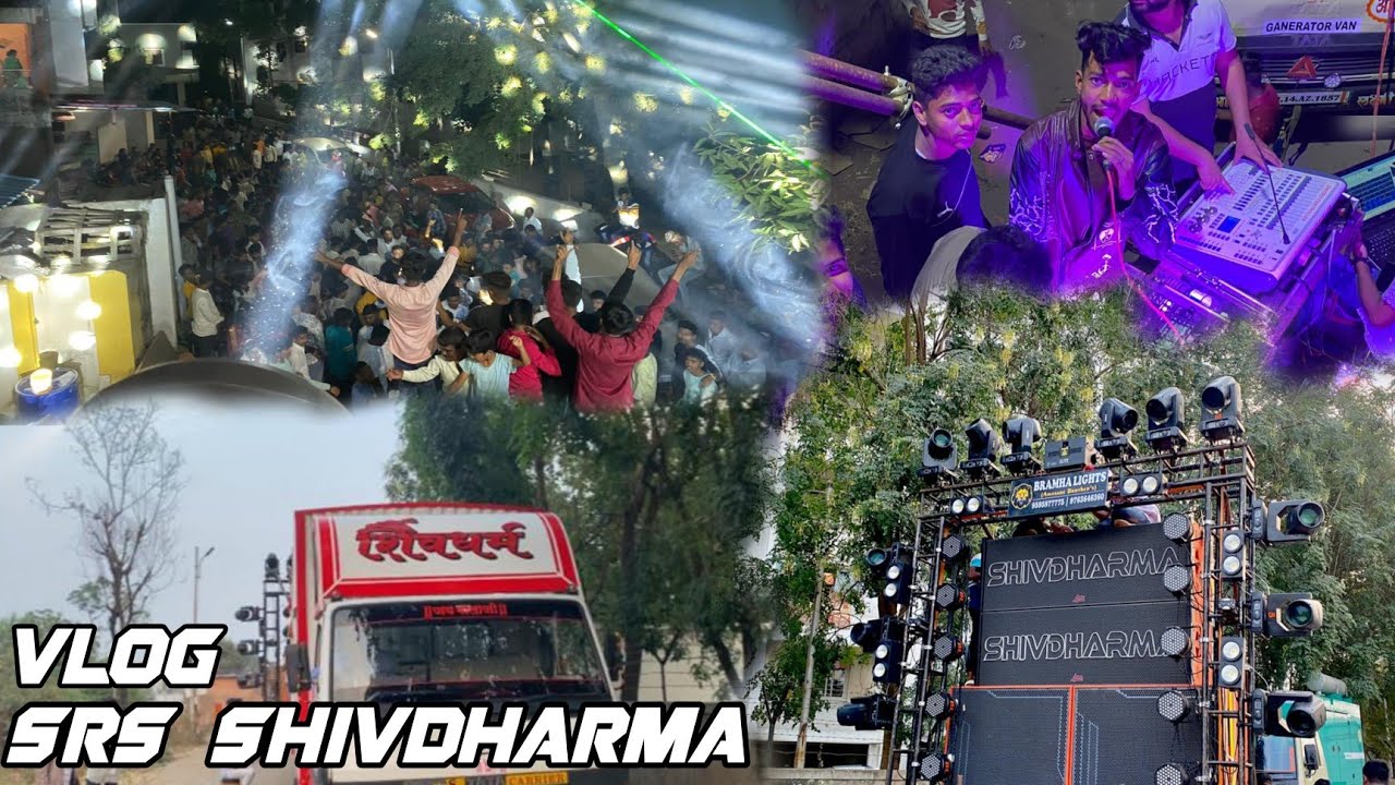 Vlog | Dj Aaffi | Srs Shivdharma Sound | Bramha Light | Wedding Show Mhoshi |