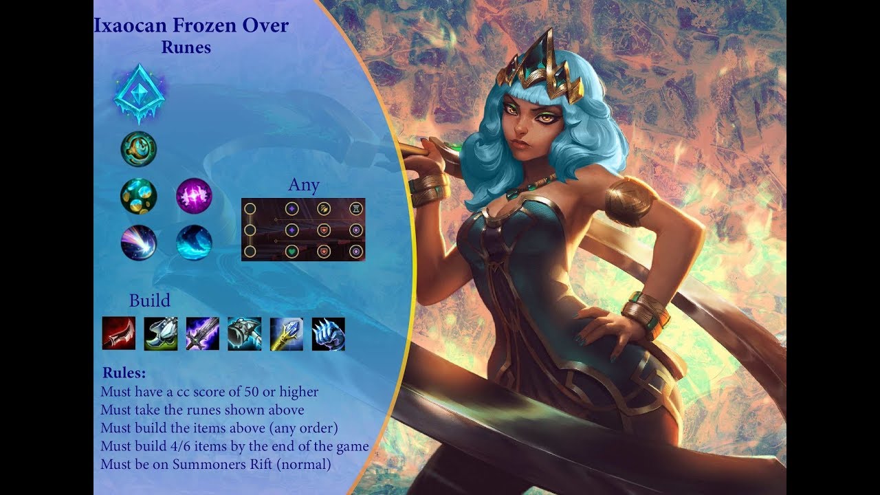 Qiyana Discord Server Challenge! Ixaocan Frozen Over