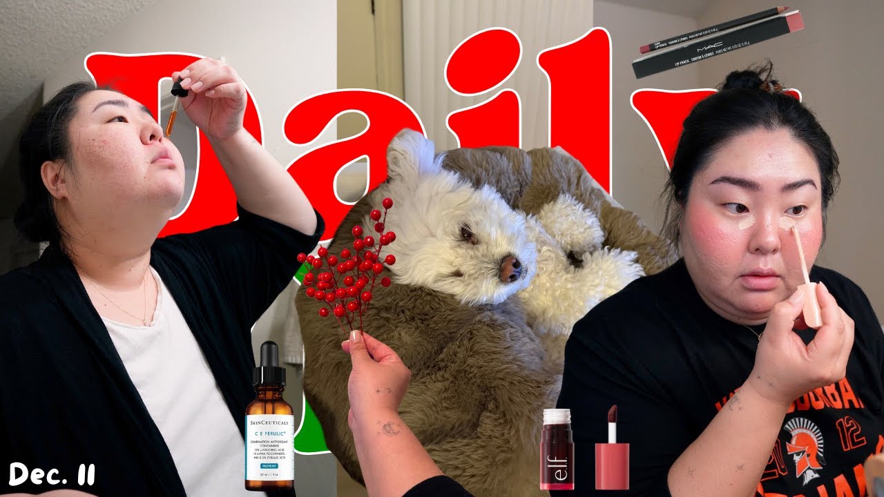 Daily Vlog: Clementine's morning routine + quick GRWM w/ holy grail products only | Dec. 11