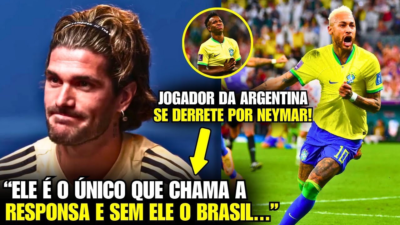 🚨 EITA! Olha o que o DE PAUL falou do NEYMAR E O BRASIL HOJE!