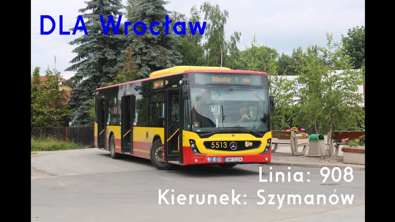 [🇵🇱PL] TIMELAPSE: DLA Wrocław - Linia: [🚍908]