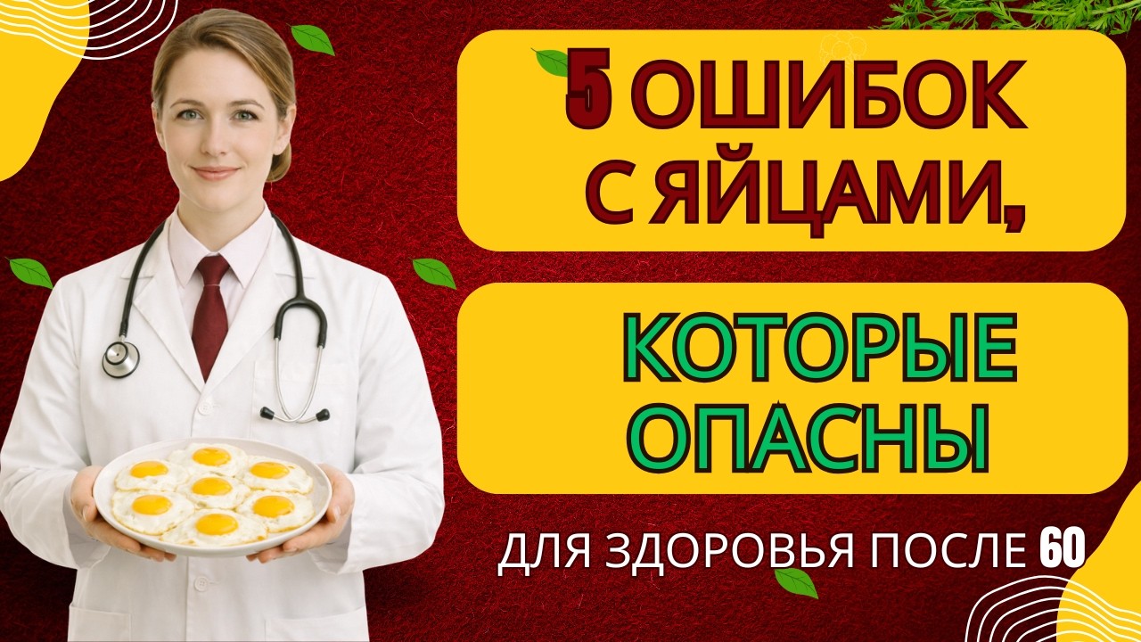 5 ошибок с яйцами, которые опасны для здоровья после 60 |Здоровье пожилых людей