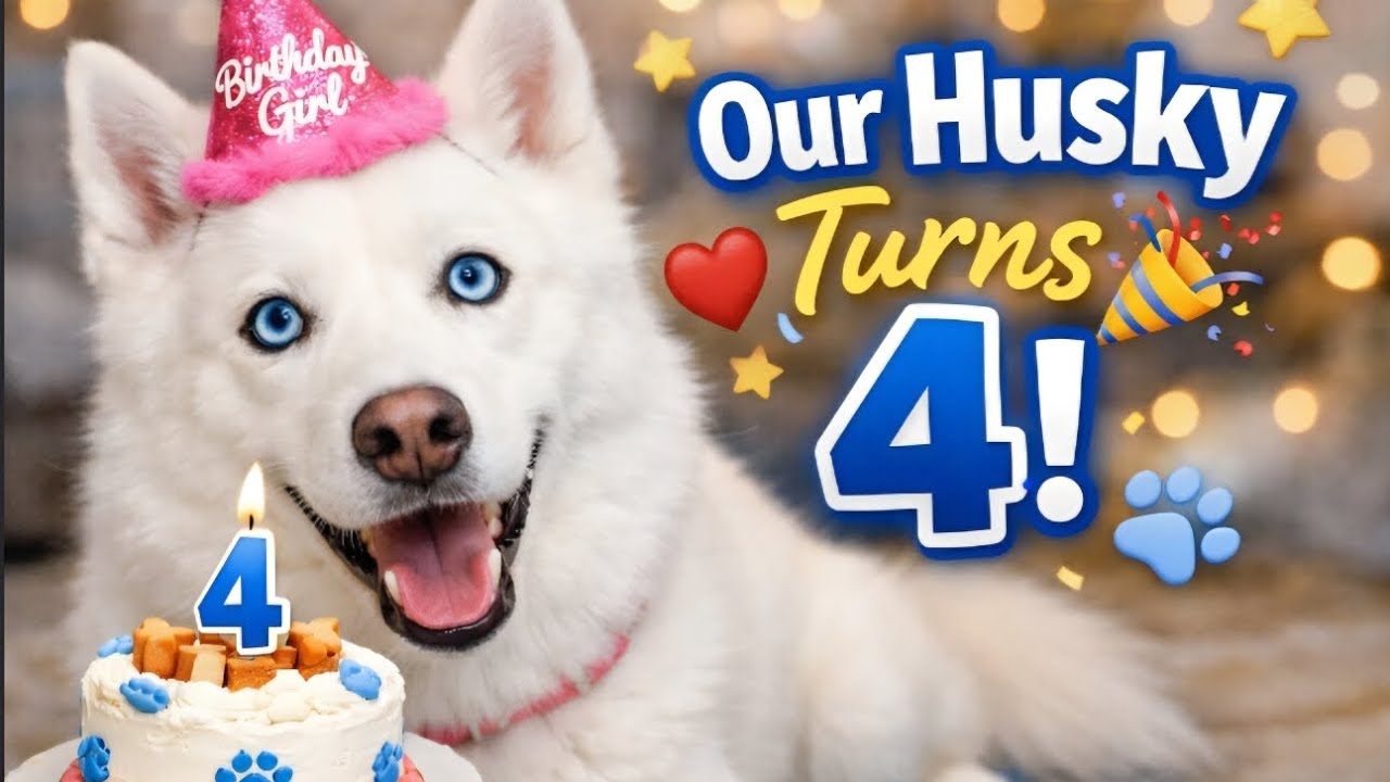 Sokah The Husky | Shes 4 Today!! Giving Our Husky a Birthday Party! | EP. 124