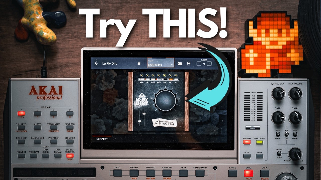 Make Your Sounds CRISP! MSXII Lo Fly Dirt on MPC!
