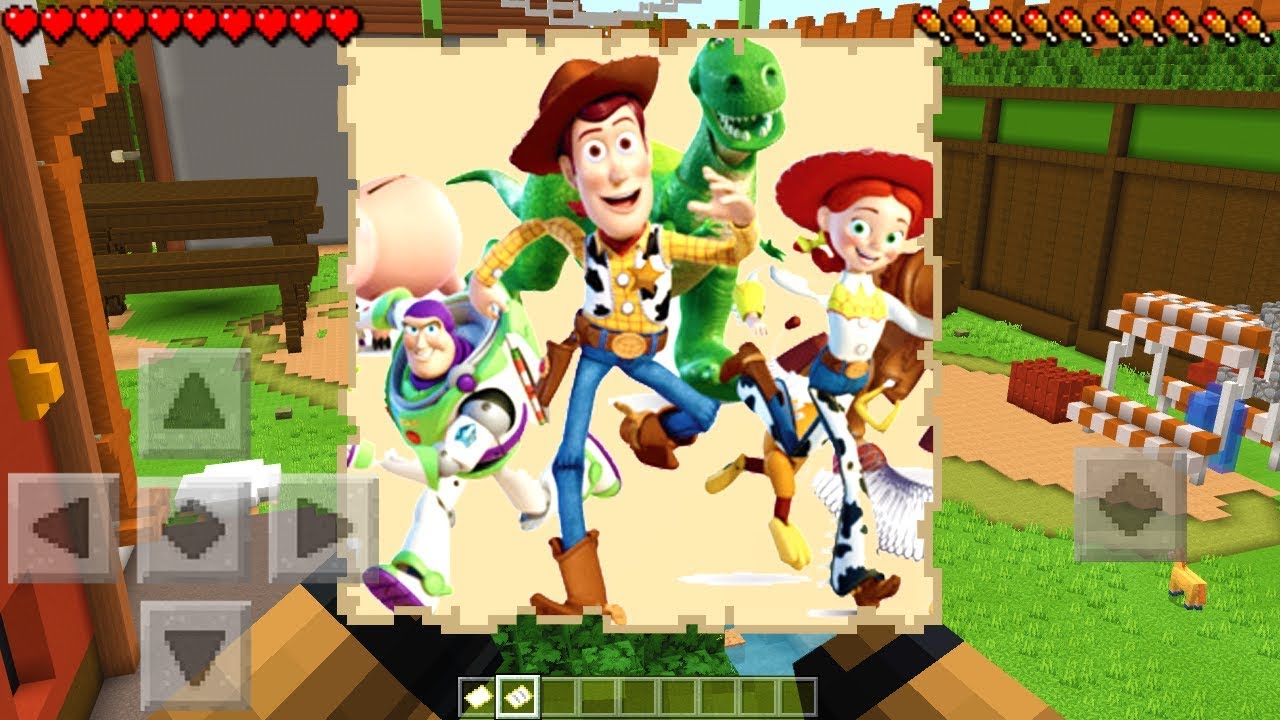 I FOUND A TOY STORY MAP in Minecraft Pocket Edition!