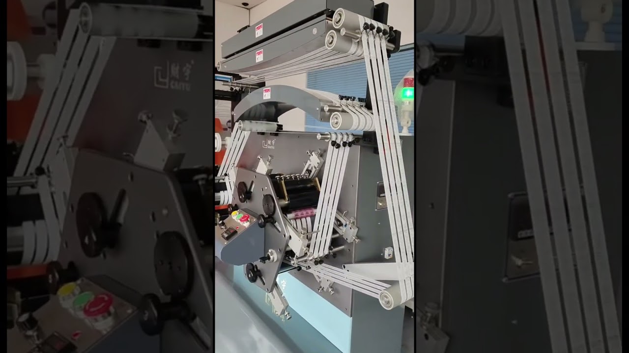 4+2  Label Ribbon Flexo Printing Machine