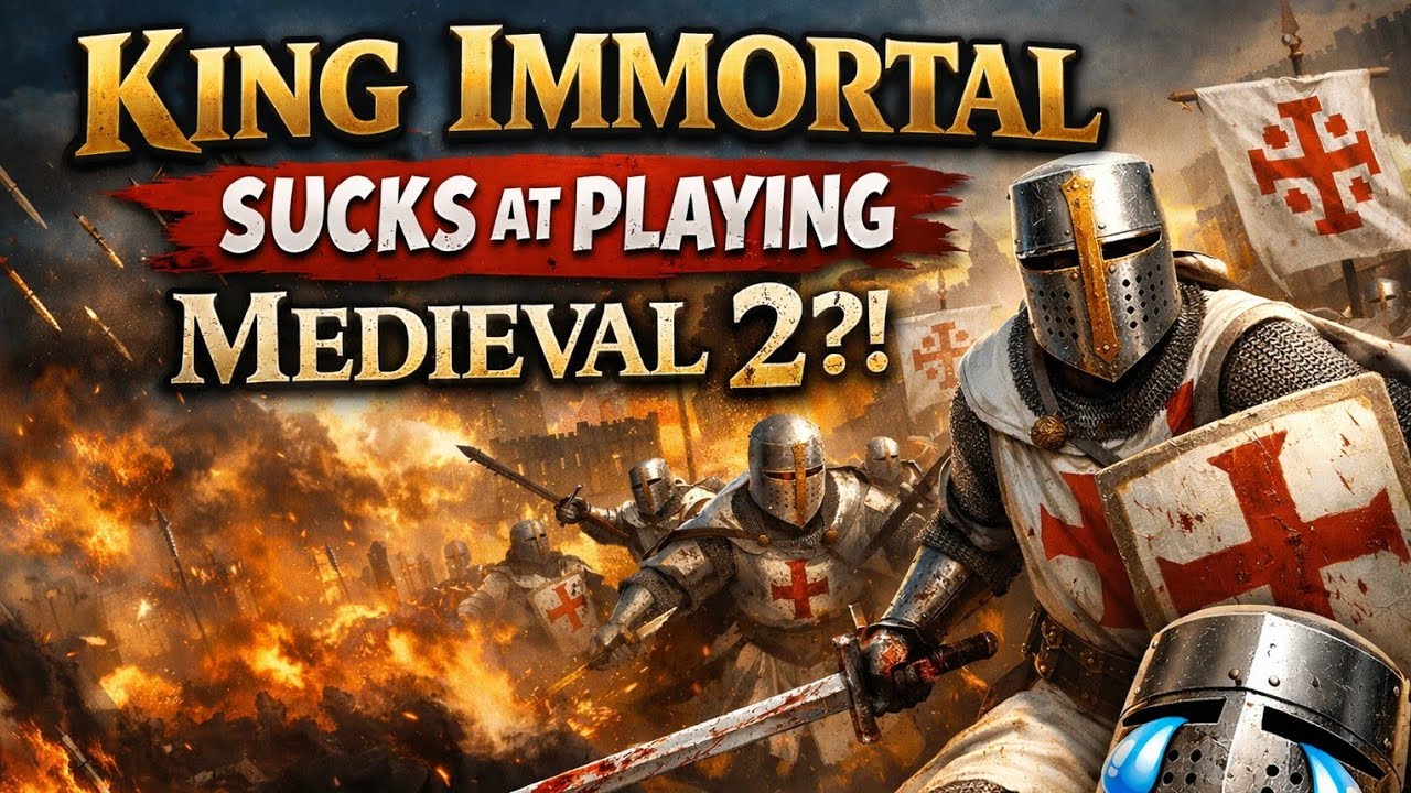 King immortal battles at medieval 2 for the first time?!
