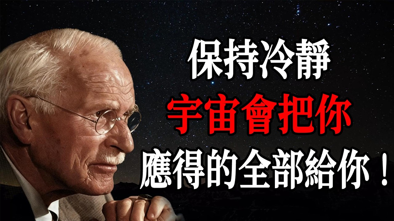 保持冷靜，宇宙會把你應得的全部給你 —— 卡爾・榮格