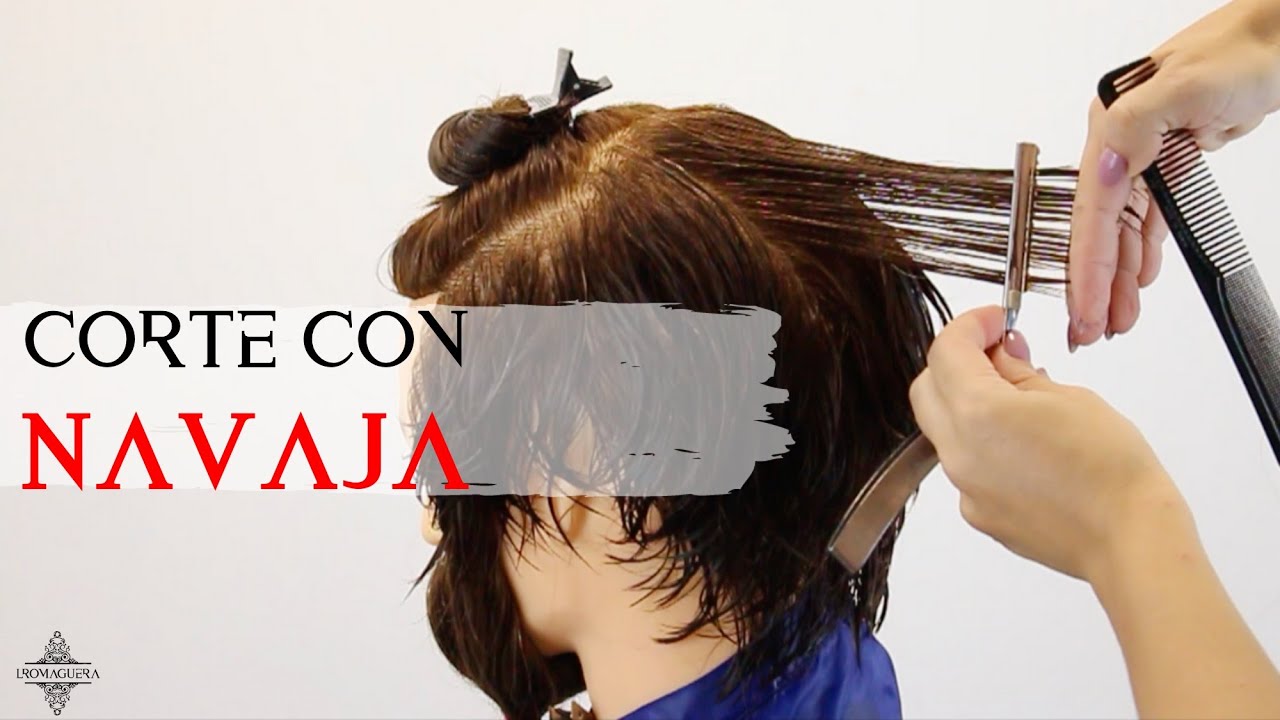 Corte de pelo a NAVAJA paso a paso