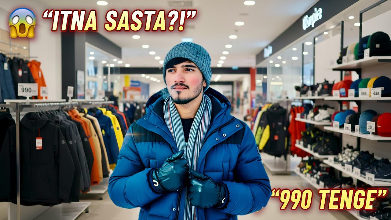 Kazakhstan Mall Shopping 😱 | Snow Jacket & Shoes Cheap Prices😱🤯