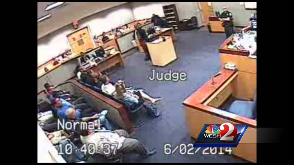 Full video: Argument led to judge allegedly punching lawyer