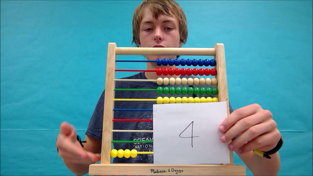 How to use a 100 bead abacus-Single Digit Subtraction