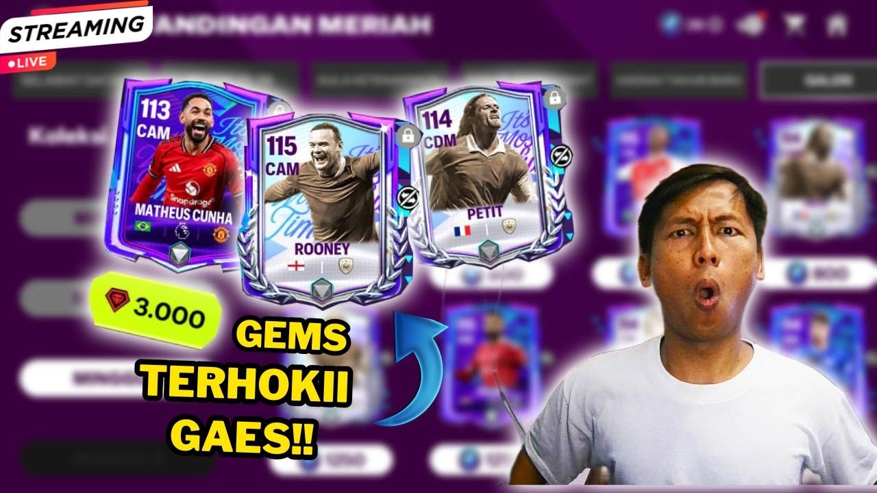 [LIVE!] GG!! 3000 GEMS TERHOKII SIH GAESS!! || EA FC MOBILE INDONESIA