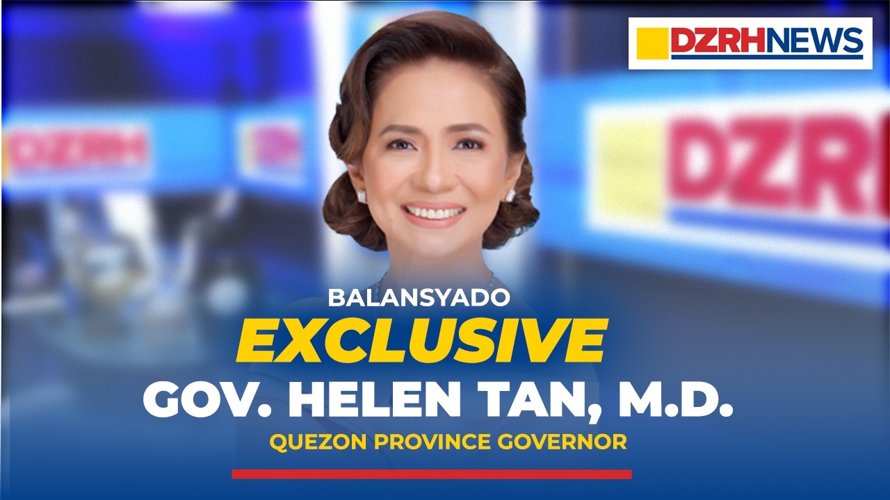 FULL EXLUSIVE INTERVIEW: Governor Helen Tan, M.D. of Quezon Province