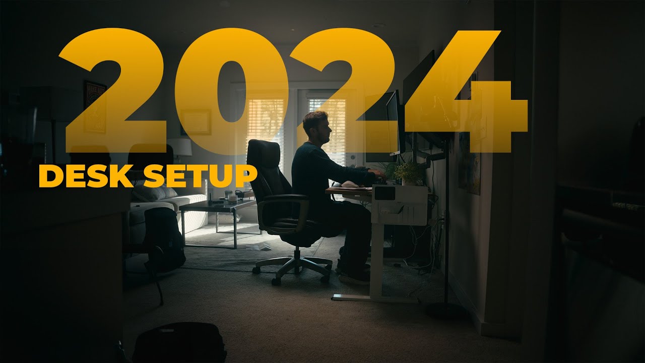 2024 Video Editing Desk Setup Tour
