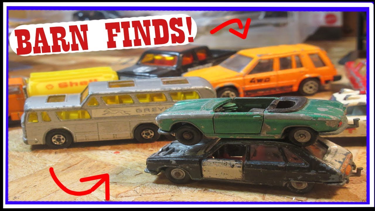 Barn Finds! - VERY OLD Majorette and vintage diecast cars!