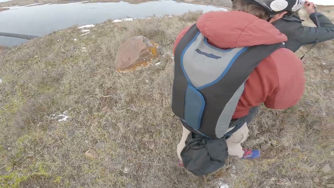 Cold early morning waterfall jump