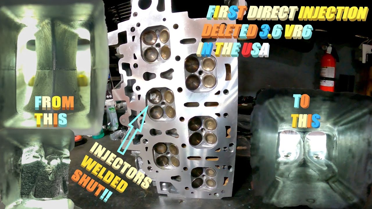 3.6 VR6 DIRECT INJECTION FULLY DELETED CYLINDER HEAD