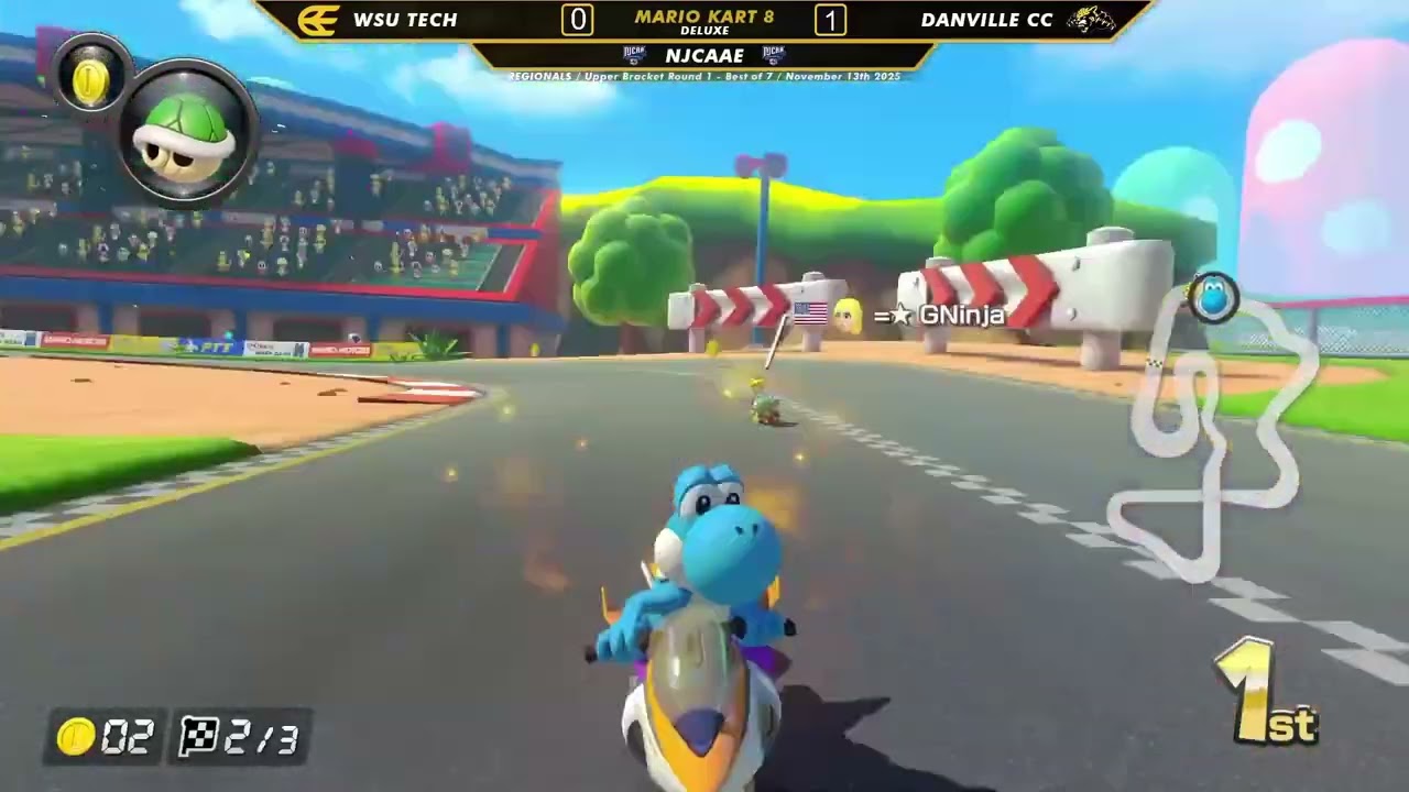 WSU Tech vs Danville Area CC | Mario Kart 8 | NJCAAE Regionals | No Casters