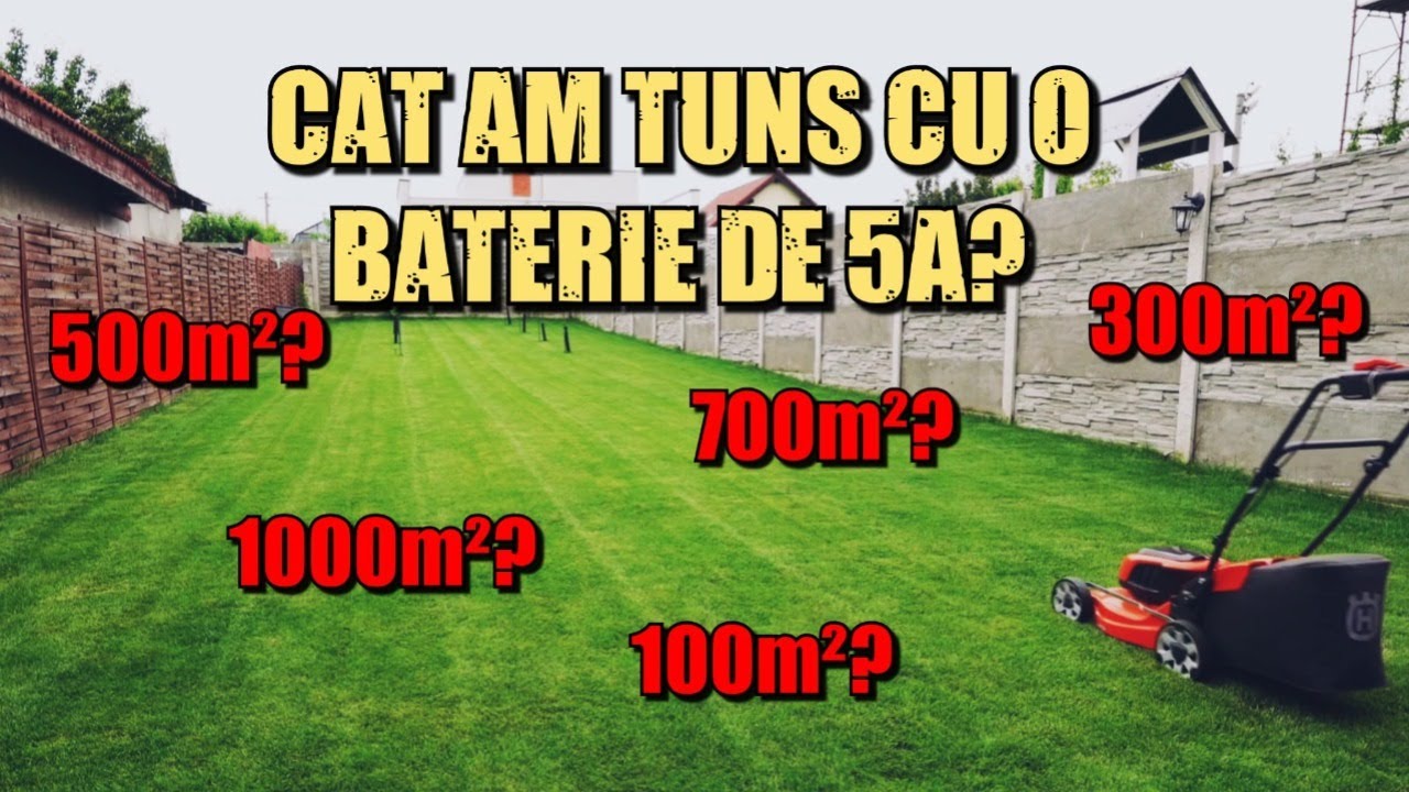 Test baterie - Husqvarna LC 137i - Cati m² am tuns cu 5Ah? #husqvarna #gazon #lawnmower #lawn