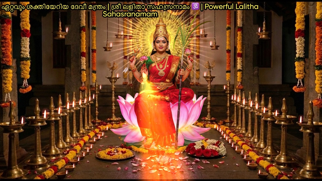 മനസ്സമാധാനത്തിനും ഐശ്വര്യത്തിനും ലളിതാ സഹസ്രനാമം Lalitha Sahasranama Stotram for Peace & Prosperity