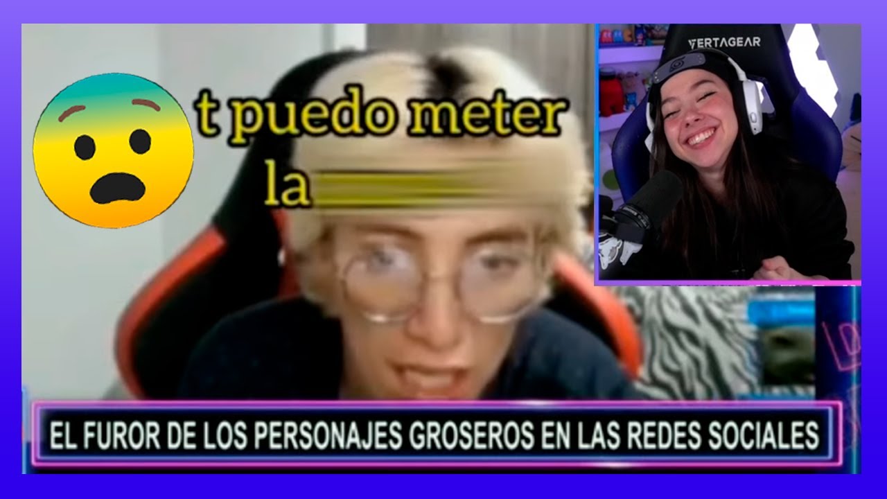 😂 MICTIA REACCIONA A GLOGLOKING EN LA TELEVISION