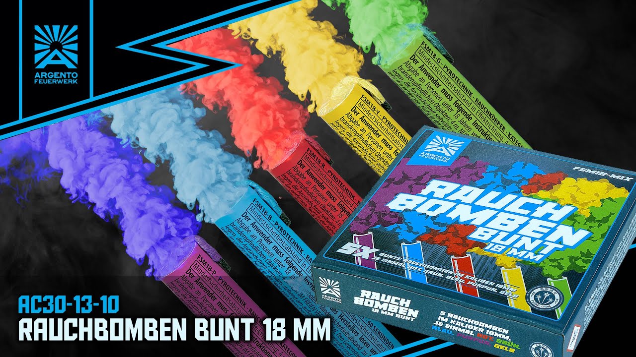 Rauchbomben Bunt - 18mm [Batch 2023]