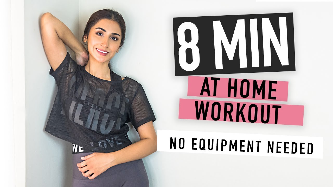 HIRA'S 8 MINUTE AT HOME WORKOUT | NO EQUIPMENT | TRY THIS AT HOME