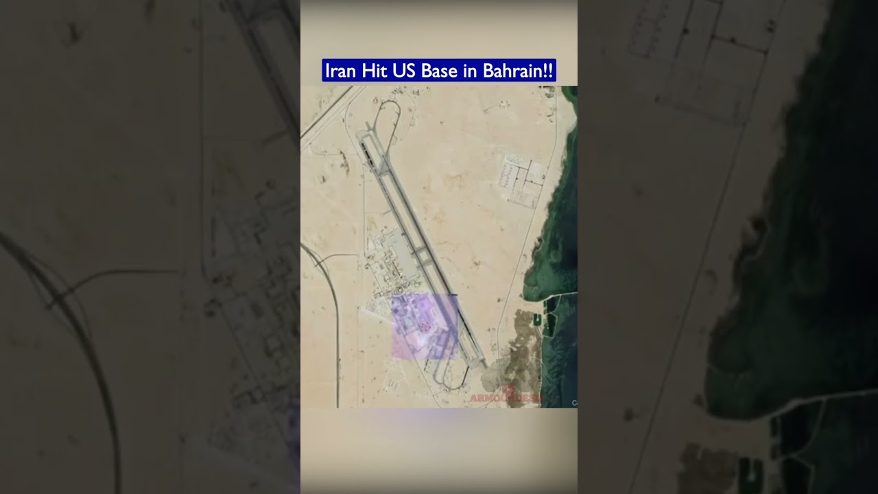 Iranian Ballistic Missile Hits Building at US Air Base in Bahrain!!