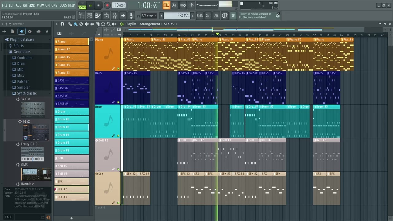 20260313 FL내장 기본악기로 연습 10