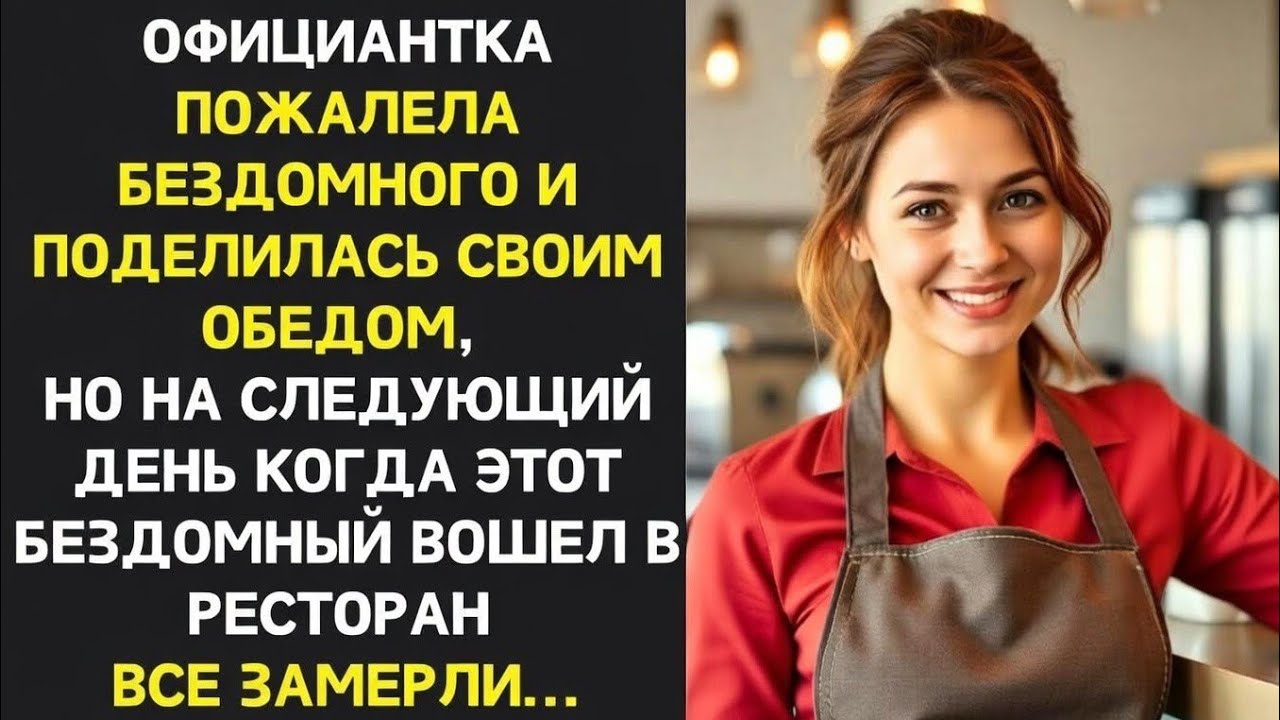 Официантка тайком от менеджера поделилась своим обедом с бездомным но на следующий день когда он во…