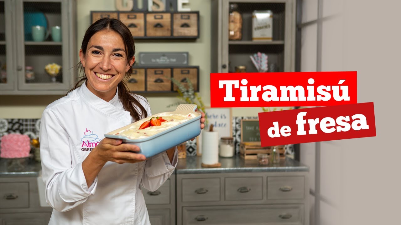 Tiramisú de fresa