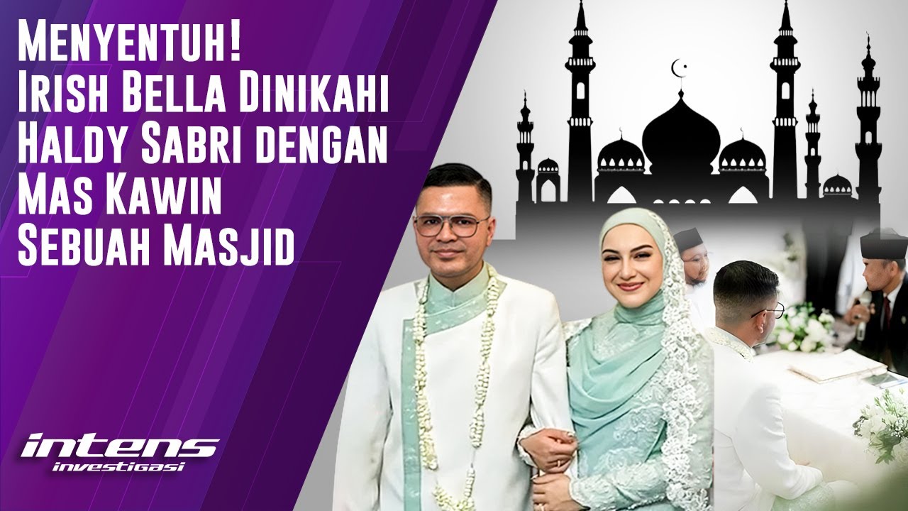Irish Bella dinikahi Haldy Sabri dengan Mas Kawin Sebuah Masjid