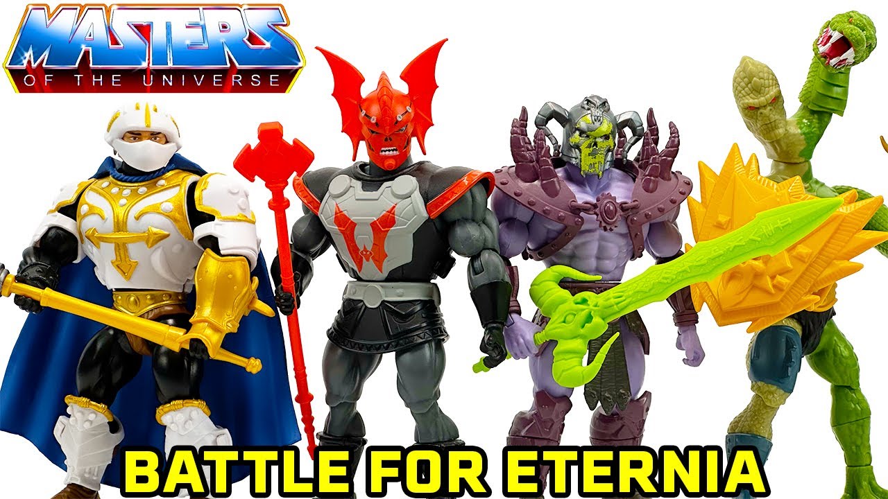 MOTU Origins Battle for Eternia 4-Pack Review!