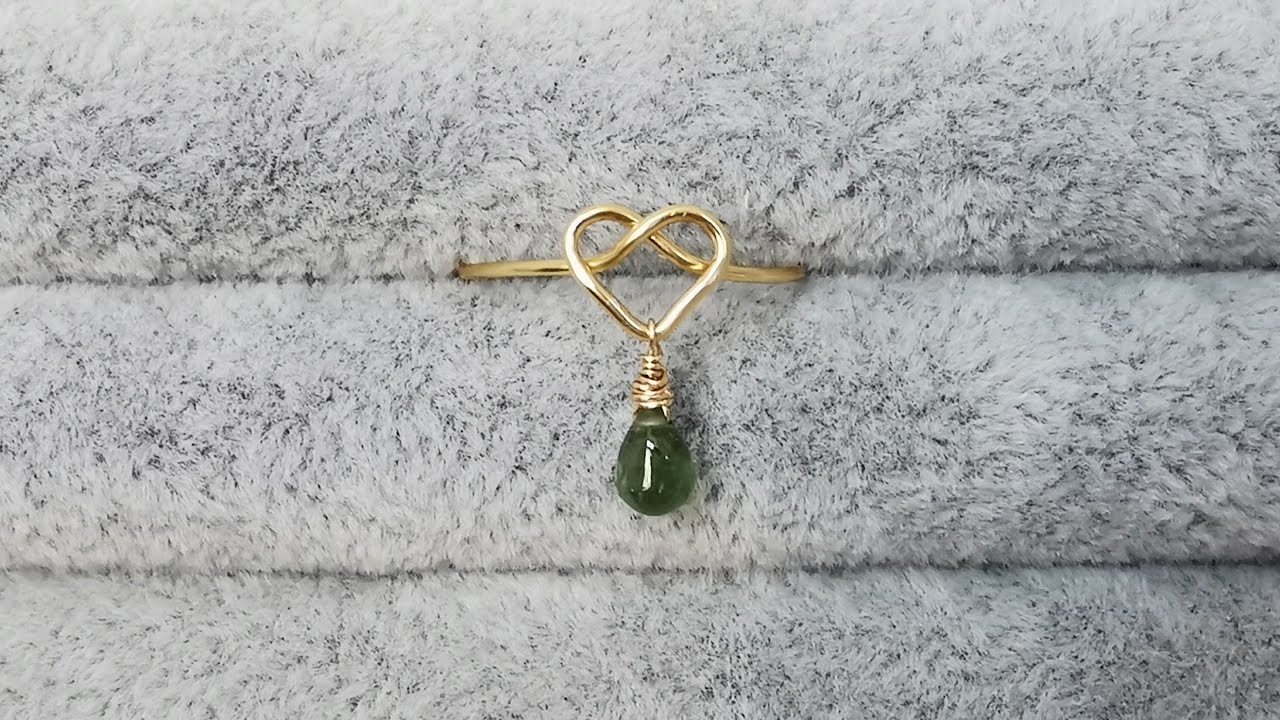 Heart Ring / Wire Wrapped Ring Tutorial / DIY Jewelry / DIY Accessories