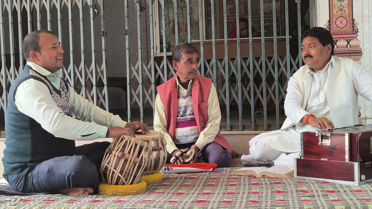 १६३९)बईठकी में #होली |  |गायक #मननगिरी मधुकर तबला #मिथिलेशजी #दीनबंधुजी २४.२.२५