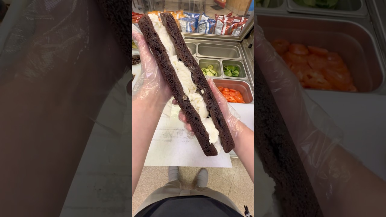 Footlong Oreo Ice Cream Sandwich