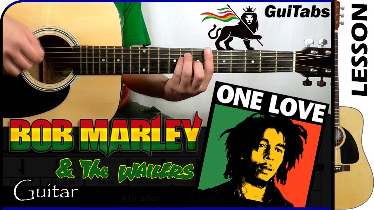 How to play ONE LOVE ✌ - Bob Marley / GUITAR Lesson 🎸 / GuiTabs N°094