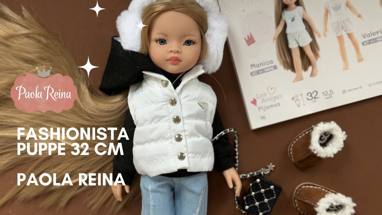 Auspacken |  Manika Paola Reina 32 cm Eine Fashionista-Puppe kreieren| schönes Geschenk für Mädchen 