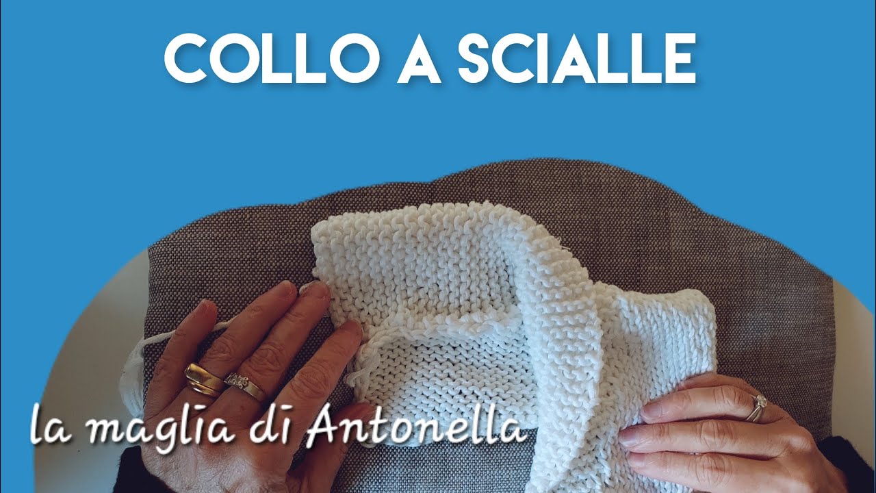 Come fare un cardigan con collo a scialle a punto legaccio