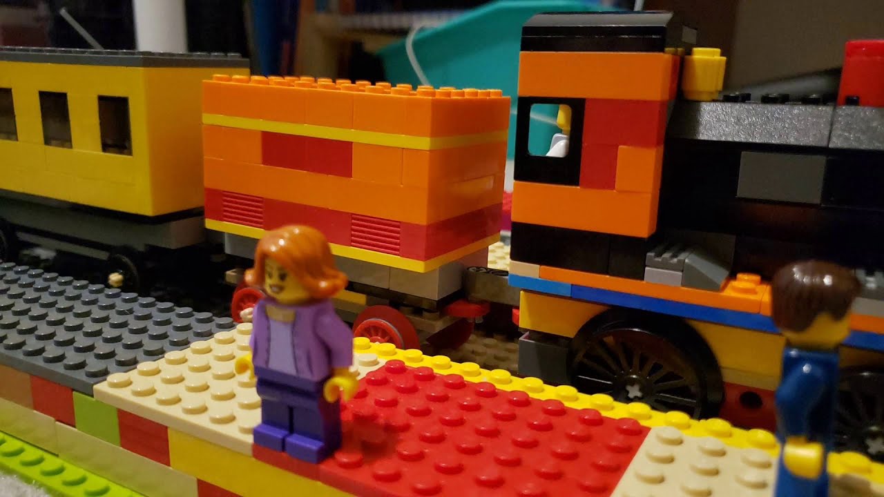 Lego Animation - Hugo train crash
