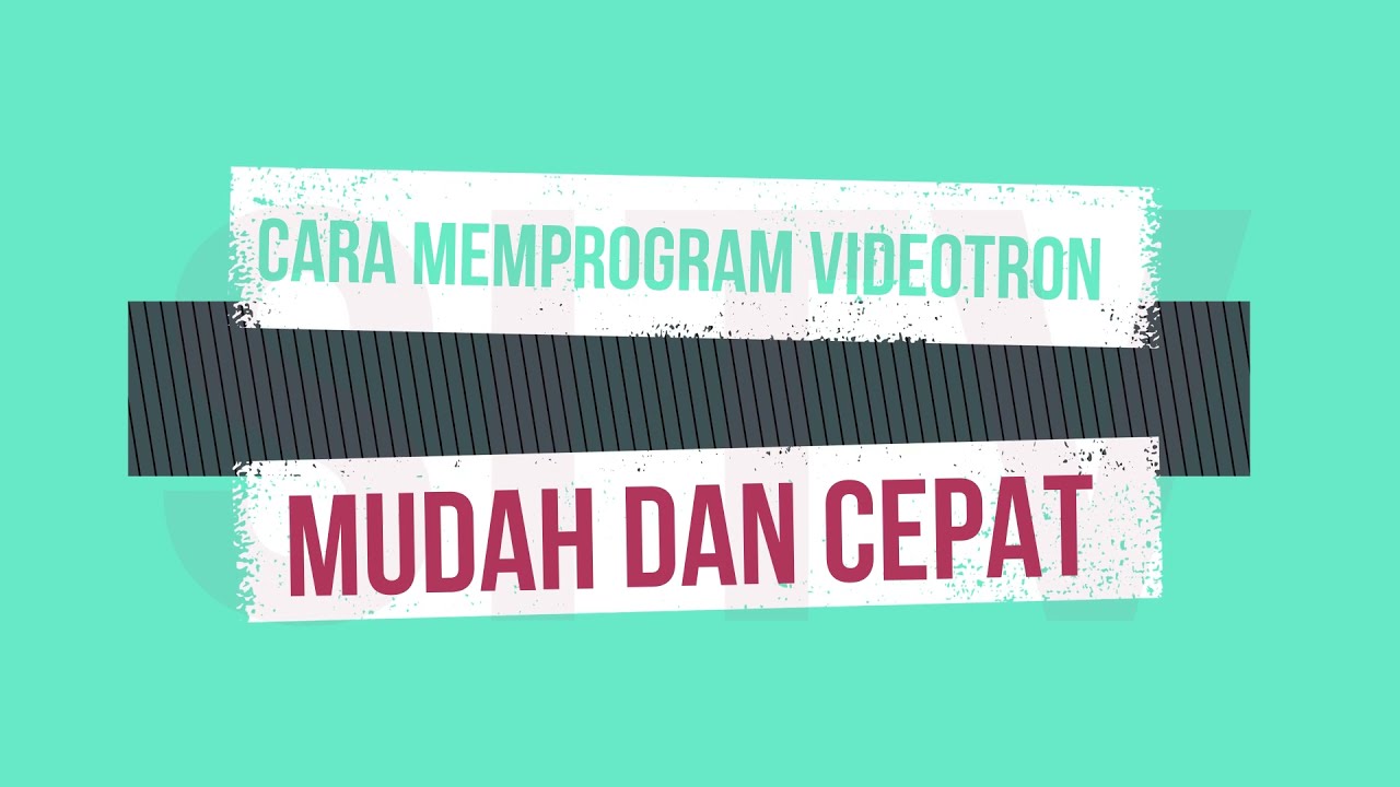 CARA SETTING PPROGRAM VIDEOTRON (KONTROLER HD D15 WIFI)