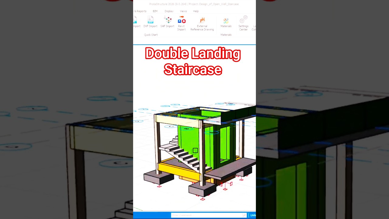 ProtaStructure 2026: Model U-Shaped Staircases 3x FASTER