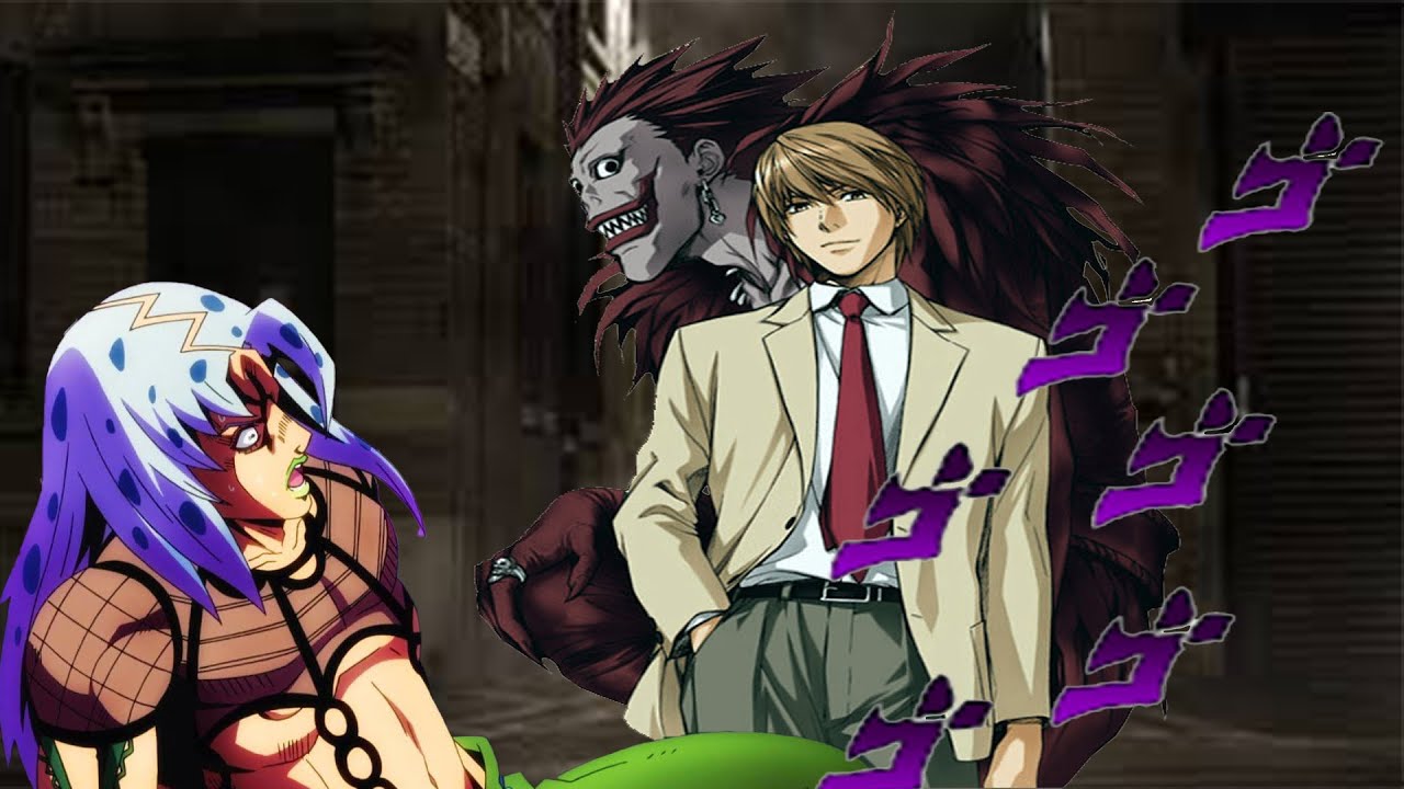 Light Yagami kills Vento Aureo