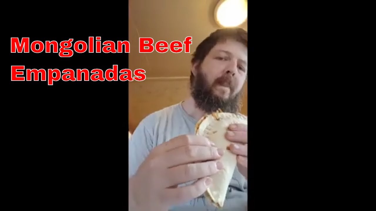 Leftover Mongolian Beef EMPANADA in the Air Fryer?!  4-Minute Calzone Hack!