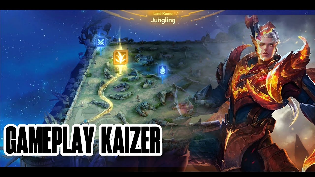 HONOR OF KINGS | TRY USING HERRO KAIZER | GAMEPALY KAIZER JUNGLE  - HOK