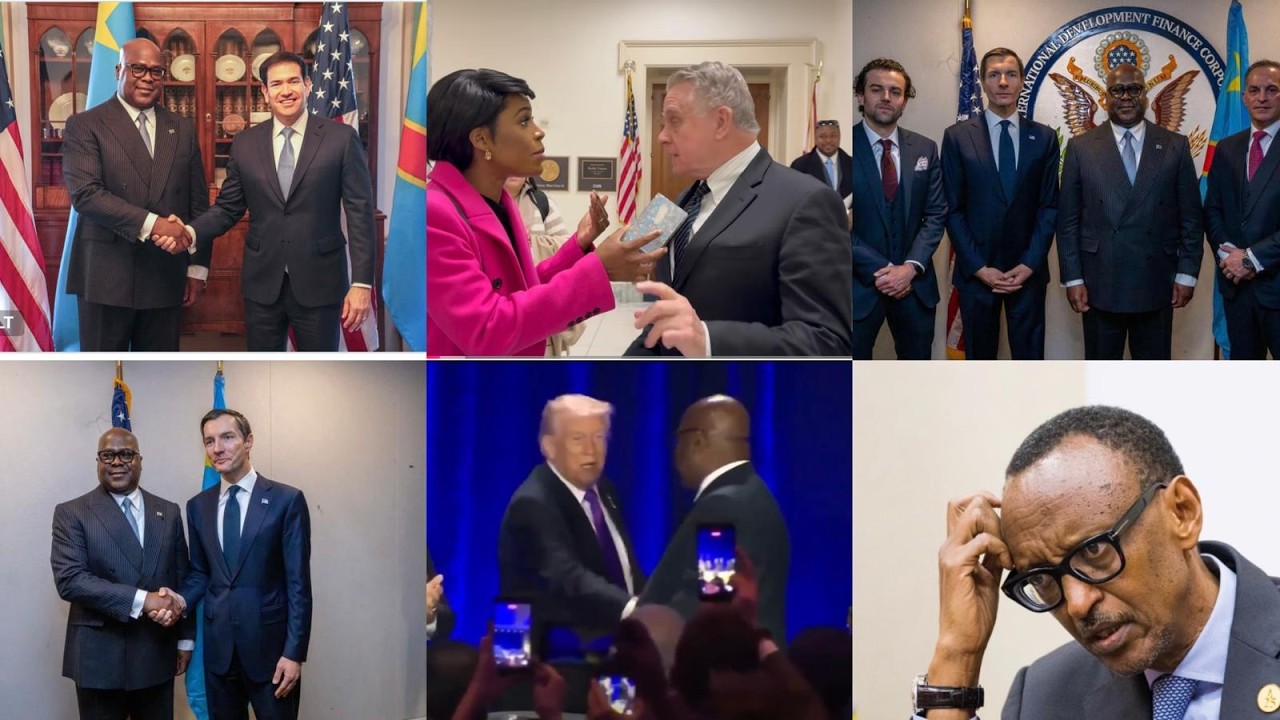 Trump yise Tchisekedi umwami, Kagame yarimo arira imbere y'umushyikirano