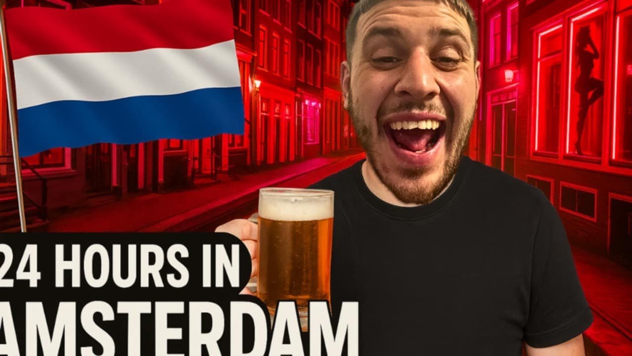 BLACKOUT Drunk In The Red Light District Amsterdam (24 Hours Series)