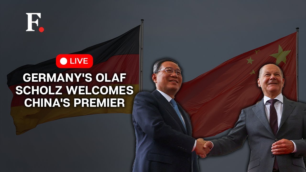 LIVE: German Chancellor Olaf Scholz Receives Chinese PM Li Qiang With Military Honours in Berlin