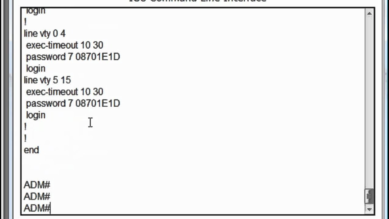 CONFIGURAÇÃO BÁSICA SWITCH CISCO